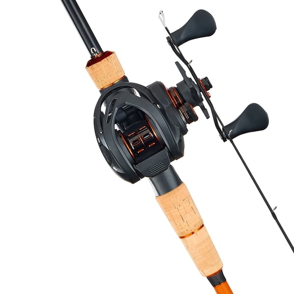 IM7 Carbon Fiber Baitcasting Rod and Reel Combo 7.0:1 Gear Ratio 7 1 BB System Cork Handle Stainless Steel Ceramic Guides Bass Fishing