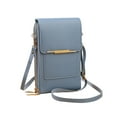 thumbnail image 1 of Leather Crossbody Phone Bag For Women With Touch Screen Access And Key Storage 1 Pack, 1 of 5