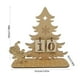 thumbnail image 1 of Calendario de Adviento de madera para Navidad, árbol de Navidad, casa, cuenta atrás, adornos de mesa, decoración del hogar para regalos de Año Nuevo, 1 of 4