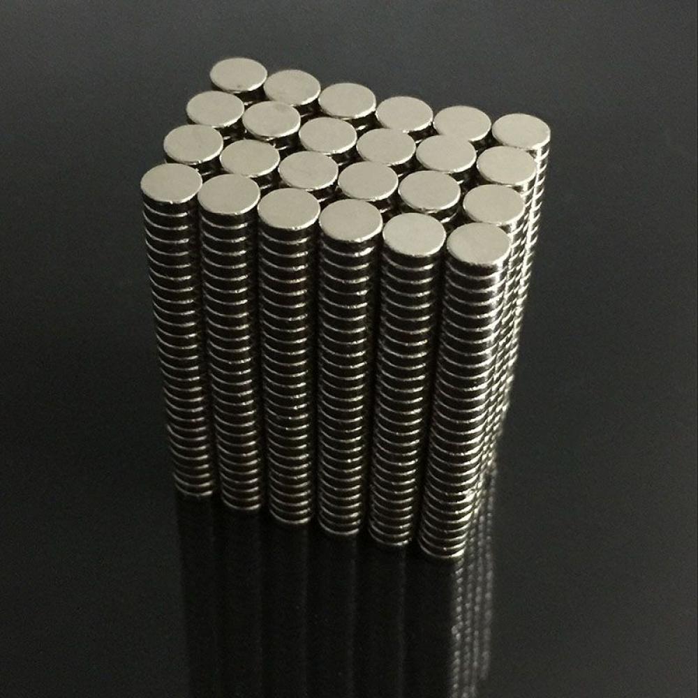 1mm x 1mm N35 NdFeB Super Strong Magnets Powerful Thin Small Disc Rings Magnet