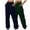 Black 2 Pc Sweatpants, variant on Women's 2 Pc Sweatpants High Waist Elastic Waistband Jogger Pants Loose Fit Comfy Trousers for Running Workout Gym Sports Yoga Daily Wear Green M