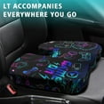 thumbnail image 4 of Premium Gaming Pattern Memory Foam Seat Cushion Ergonomic Chair Pad for Office Chair, Car, Airplane & Bleachers Sciatica, Tailbone Hip & Back Pain Relief - Chair Cushion for Long Office Workers., 4 of 5