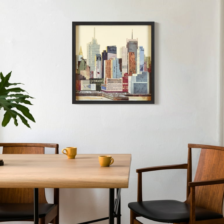 KARE / カレ｜ピクチャーフレーム アート ニューヨークシティB｜コラージュ Empire Art Direct New York City Skyline B Dimensional Collage