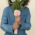 thumbnail image 4 of ADDHAT Tela De Malla Con Borde Corrugado Rosa Para Envolver Ramos Floral, 4 of 6