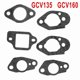 thumbnail image 1 of Carburetor Gasket Repair Kit For Honda GCV135 GCV160 HRB425C HRB475C HRB476C HRB536C HRG536Engine Lawn Mower Motor Carby Replace, 1 of 5