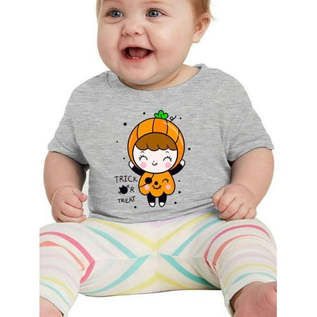 

Cute Pumpkin Costume Girl. T-Shirt Infant -Image by Shutterstock 24 Months