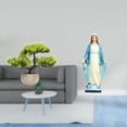 thumbnail image 2 of Estatua De La Virgen María Con Bonsái Artificial, Escultura Católica De Centro De Mesa, Adorno De Mesa, 2 of 8