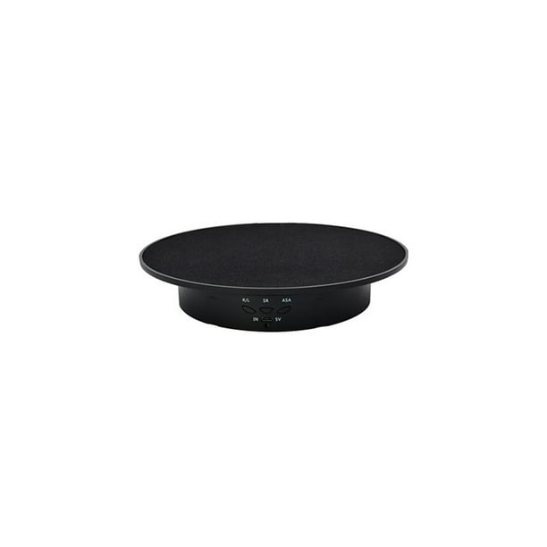 Qarigey Soporte de exhibición giratorio eléctrico ABS Universal alimentado por carga USB recargable zapatos de alta resistencia Ropa, zapatos y accesorios Miscelánea Pelusas negras Qarigey AP012751-04
