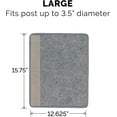 thumbnail image 3 of Tiger Tough Carpet Post Cover/Scratcher - 15.75" Gray, 3 of 10