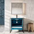 thumbnail image 7 of EVIVA Moma 24 Inch Teal Bathroom Vanity with Black Metallic Legs, 7 of 7