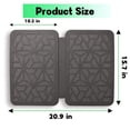 thumbnail image 2 of Farest Stone Tapete para Secar Platos Almohadilla para Platos Plegable Súper Absorbente y de Secado Rápido con Correas de Silicona para Proteger los Platos, Secado Rápido, Gris Oscuro, 2 of 9