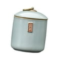thumbnail image 4 of Lipstore Ceramic Tea Storage Jar Can Coffee Container for Pantry Coffee Beans Kitchen White, 4 of 8