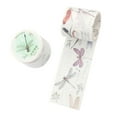 thumbnail image 4 of Notebooks Decorative Tapes Strong Adhesion Silver Feather Plants Versatile Hand Account Decorative Tape For Notebooks Photo Album DIY, 4 of 8