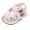 Pink, variant on Baby Girls Sandals Strawberry Print Soft Sole Flat First Walkers Shoes Fashion Anti- Walking Shoes