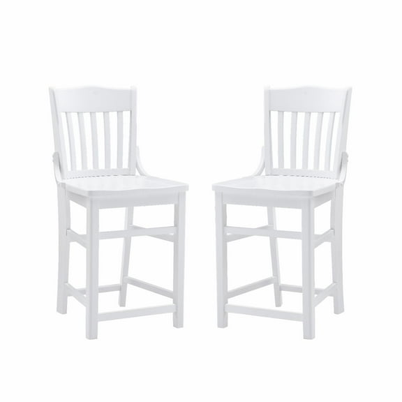 Linon Jace Dining Chair - White - Set of 2
