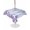 Lavender, variant on Outdoor Tablecloth with Umbrella Hole for Patio/Picnic/Party/Camping, Purple Weeping Flowers Waterproof Table Cloth Rectangle Table Cover Washable, Spring Floral Elegant Pastoral (52"x 70")