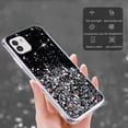 thumbnail image 5 of Compatible with Samsung A03 Case Cute Glitter Clear Sparkly Cases Shockproof Samsung Galaxy A03 Phone Case for Women Girls Silicone Slim Bling Protective Cover (Black), 5 of 14
