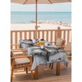 thumbnail image 2 of 60x120 Inch Outdoor Tablecloth with Umbrella Hole Zipper Rectangle Grey Rudder Coastal Rectangular Tablecloths Outside Waterproof Summer Beach Retro Nautical Patio Table Cloth Cover for Picnic Party, 2 of 8
