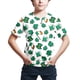 thumbnail image 2 of Gibobby Blusas Holgada Camiseta de manga corta con estampado del día de San Patricio para niños y niñas(Verdinegro, 13-14 Años), 2 of 3