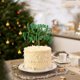 thumbnail image 5 of Cake Topper Naicaek artesanal con brillo verde Feliz Cumpleaños, 5 of 7
