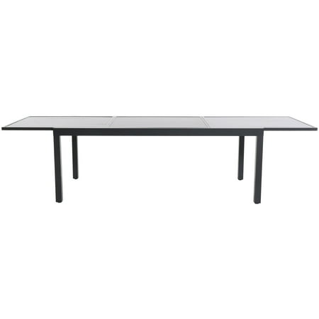 Hanover Naples 11-Piece Outdoor Dining Set, Gray, NAPDN11PCHB-GRY