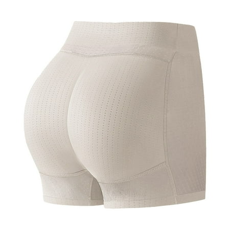 FIOSARIAN Body Sculpting Artifact Lifting Pants Peach Beautiful Pad Seamless Underwear Women s Cotton Underwear High Waisted Ladies Full Coverage Panties High-Cut Stretch Cool Underwear