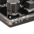 thumbnail image 3 of Mini teclado de 12 teclas con 2 perillas, interruptor azul, conexión por cable programable, Plug and Play, Teclado mecánico con una sola mano, 3 of 8