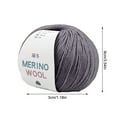 thumbnail image 3 of Meitianfacai Wool Hand-woven Medium Coarse Scarf Hat Overcoat Wool Merinoss Wool Wool Cashmeres Yarn, 3 of 6