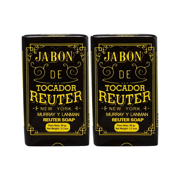 Leman & Kemp Jabon De Tocador Reuter Soap 3.3oz (Pack of 2)