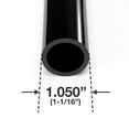 thumbnail image 2 of 3/4" Size Furniture Grade PVC Pipe, 40", Black (3-Pack), 2 of 2