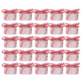 thumbnail image 1 of 25 Set Hexagonal Candy Boxes Chocolate Cookies Boxes for Wedding Party Supplies(Pink Rose Pink Ribbon ), 1 of 12