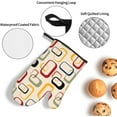 thumbnail image 5 of Cow Print Oven Mitts and Pot Holders Sets Heat Resistant for Kitchen BBQ Microwave Baking Grilling Cooks Set of 3 Black White Kitchen Oven Glove, 5 of 6