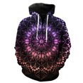 thumbnail image 1 of Sudadera con capucha y cremallera de mandala para hombre, con estampado 3D, estilo hip hop, informal, divertida, unisex, primavera 2024, 1 of 6