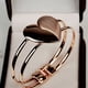 thumbnail image 2 of Brazalete para mujer, regalos para mujer, nueva moda, elegante brazalete con forma de corazón, brazalete, brazalete, regalo brillante, pulsera, 2 of 4