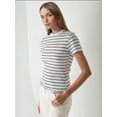 thumbnail image 2 of Striped Crew Collar T-Shirt, 2 of 7