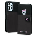 thumbnail image 4 of Feishell Cute Animal Pattern Wallet Phone Case for Samsung Galaxy A23 5G,Color Matching PU Leather Shockproof Magnetic Flip Stand Credit Card Slots Slim Phone Case with Wrist Strap,Darkgray, 4 of 8