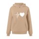 thumbnail image 5 of WILLBEST Sudadera con Capucha y Cordón Ajustable, Estilo Casual, para Mujer, Ideal para Otoño E Invierno, Perfecta para Actividades Al Aire Libre Tallas Grandes, con Estampado de Letras Chica​​, 5 of 6