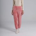 thumbnail image 2 of miqiqism Women's Fuzzy Pajama Pants Comfy Warm Fleece Pajama Lounge Long Pants Sleepwear Home Pants Junior Thick Trouser Pajama Pant,Hot Pink,Medium, 2 of 6
