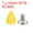 Yellow, variant on 50 Sets Cone Spikes Studs 7x10mm Studs and Spike Screw Back Rivet Red