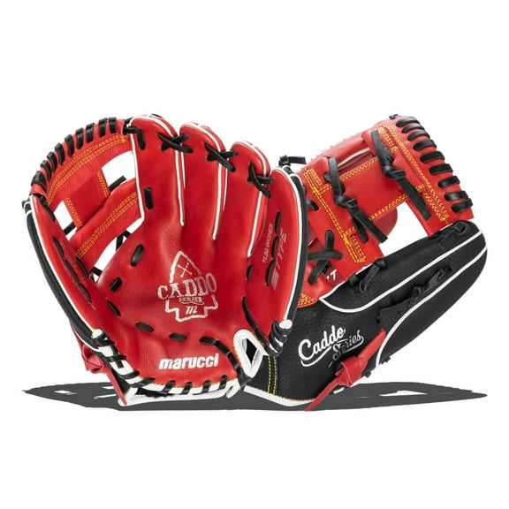 Marucci Youth Caddo V2 11.5" Baseball Glove (MFG2CD1150) Red/Black 11.5