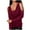 Red, variant on Elainilye Fashion Long Sleeve Underscrub for Women Solid Color Off-the-Shoulder Rhinestone Shirt Tops Undershirt,Red