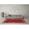 thumbnail image 3 of Ahgly Company Machine Washable Indoor Rectangle Oriental Red Traditional Area Rugs, 3' x 5', 3 of 4