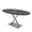 Asian Night w/Silver Base with Electric, variant on 5Ft Conference Room Table With X Base Boat Oval Shape w/Electric Unit