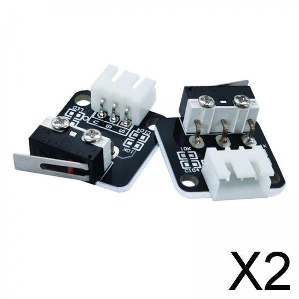 Interruptor de Límite 2x2 Piezas Baoblaze Accesorios para Impresora 3D 3 Pines N/O NC X/Y/Z