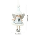 thumbnail image 3 of Christmas Hanging Doll Decorations, Christmas Tree Ornaments, Angelic Girl Doll with for Holiday Decor, Blue White Pink Cloth Stocking Stuffer Gift for Kids, 3 of 7