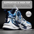 thumbnail image 4 of Men's Basketball Shoes Anti-Slip Breathable Running Shoes Fahsion Sneakers Lightweight Outdoor Gym Shoes, 4 of 8