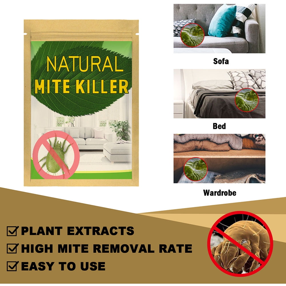 Smrinog Natural Mite Killer Mite Remover Home Bed Pillow Sheet Harmless  Plant Cleaner - Walmart.com