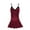 Womens Nightgowns Red, variant on ylioge Womens Silk Nightgowns Built in Bras Lace Splice V Neck Mini Pajama Dresses Ladies Trendy Solid Spaghetti Strap Homewear Sleepshirts