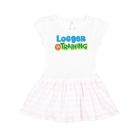 

Inktastic Logger in Training Logging Gift Toddler Girl Dress