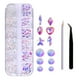 thumbnail image 1 of Juego de herramientas de manicura de diamantes planos de 12 cuadrículas Diamantes en forma espe MABOTO Diamantes de uñas, 1 of 5